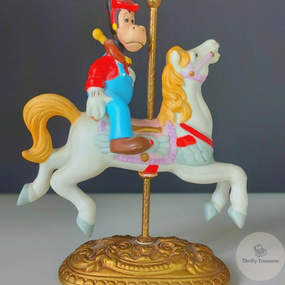 ⬇️Horace Horsecollar Carousel New England Collectable